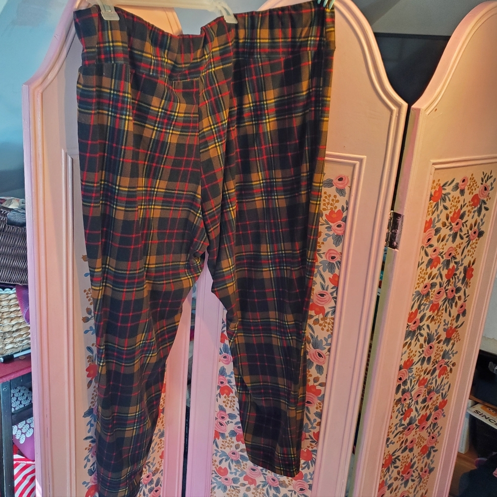 Plaid Leggin 5x Time And Tru